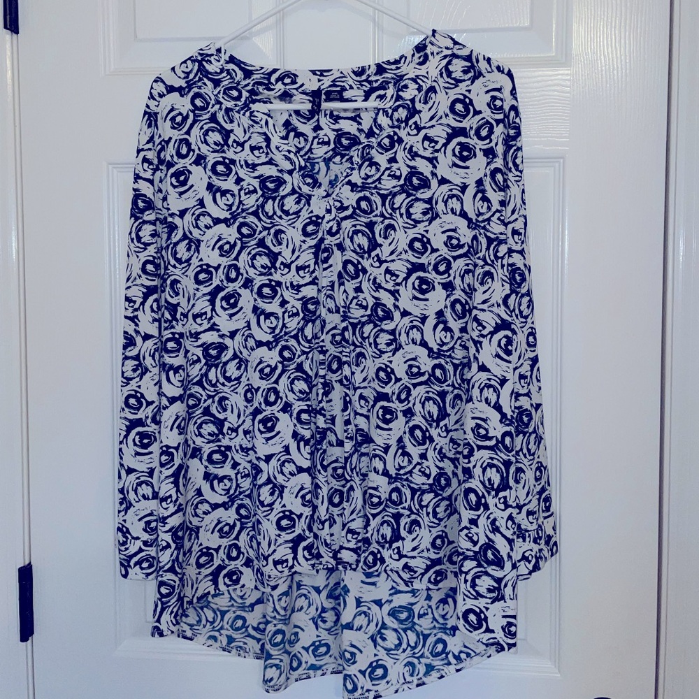 Flowy Floral Business Casual Top